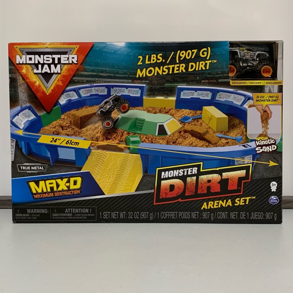 Monster Jam Monster Dirt Arena Set-New
